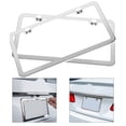 thumbnail image 3 of Slim Design Stainless Steel License Plate Frame for Standard License Plates, 3 of 6