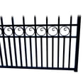 thumbnail image 3 of ALEKO DG12LONSSW London Style Wrought Iron Single Swing Gate 12 ft, 3 of 10
