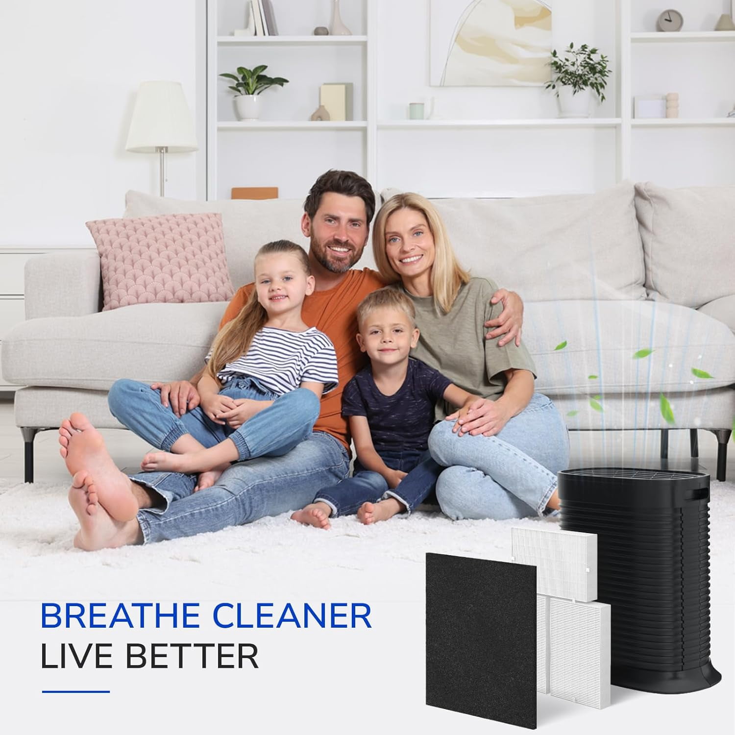 HPA300 Replacement Filter Kit Replacement for Honeywell HPA300 Air Purifiers, 3 HEPA Filter R & 4 Pre-filter A