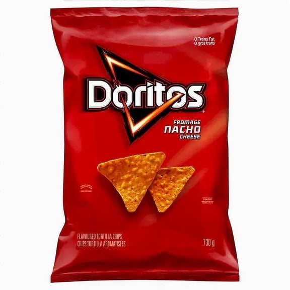 Doritos Nacho Cheese Tortilla Chips 730g (25.7 oz) Canadian Snack