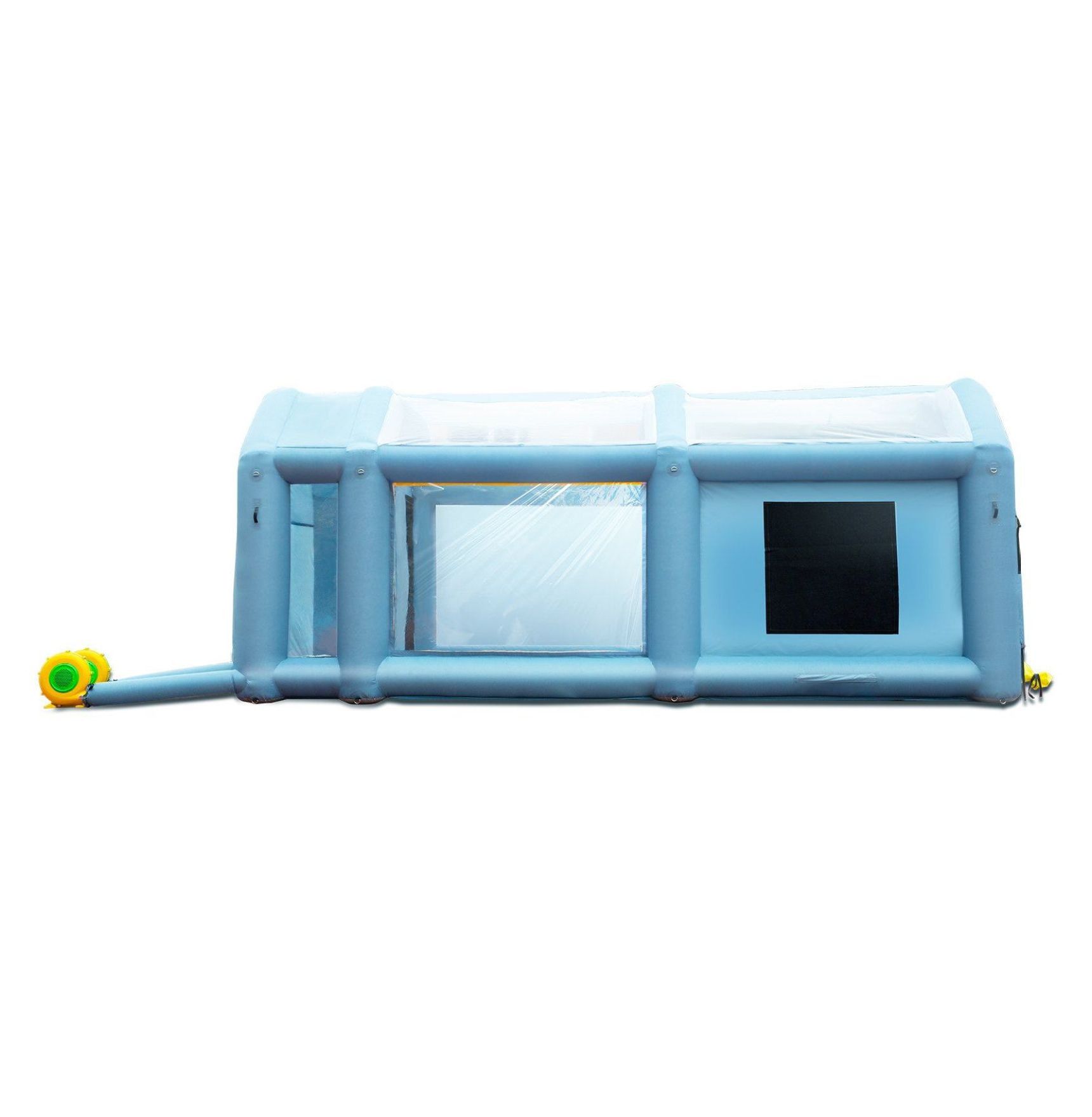 Inflatable Paint Booth 20x10x8ft, Car Spray Booth Tent with Blowers