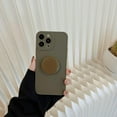 thumbnail image 2 of Case for iPhone 15 Case Silicone Women with Ring Stand Holder Kickstand, Girl Cute Gel Rubber Protective Phone Case Cover (Gray), 2 of 13