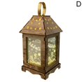 thumbnail image 2 of Wooden LED Handheld Lantern Display Mold Night Light Christmas Decor Lamp Gift, 2 of 9