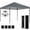Dark Gray, variant on 10 x 10 ft Pop Up Canopy Tent with One Push Setup, Outdoor Portable Instant Canopy Shelter w/ Roller Bag, White