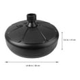 thumbnail image 2 of Shisuyan Sunshade Umbrella Base Outdoor Sand Water Injection Parasol Base Black, 2 of 8