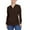 1_Coffee, variant on AJHSAKLt Zip Up Hoodie Pocket Long Sleeve Hooded Threaded Sweater Ladies Zipper Top Womens Hoodies Blue