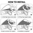 thumbnail image 6 of Kdxio Monster Truck,Truck Cartoon Print Windshield Sun Shade,UV Rays and Sun Heat Protection,Sunshade for Car Windshield,Car Shade Front Windshield - Medium, 6 of 6