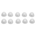 thumbnail image 2 of 10pcs  Domes, Soft Silicone Closed Domes Sound Amplifier Closed Domes  Earbud Earplug Accessories  Single Layer Double Hole Silicone Replacement Ear Plug Tips, 2 of 7
