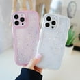 thumbnail image 3 of Compatible with iPhone 11 Pro,Cute Kawaii Bling Sparkle Glitter Frame Shape Soft Silicone Shockproof Protective Phone Case Cover for Women Girls Blue, 3 of 15