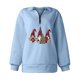 thumbnail image 4 of Pntutb, camisas informales de manga larga para mujer, jersey holgado con cuello en V y estampado navideño, sudadera, tops tipo túnica Pntutb Pntutb-771, 4 of 5