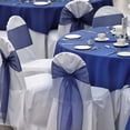 thumbnail image 2 of Lavish Cover Premium Glossy Chair Sash, Washable Decorative Bows for Weddings, Parties, Home Decor(Royal Blue, 30 Packs), 2 of 8