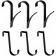 thumbnail image 1 of Ganchos de radiador de baño de 6 piezas, gancho de toalla, ganchos de puerta de ducha, para toallero de radiador, soporte de gancho de bañera con calefacción, agarre de ladrón, 1 of 5