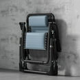 thumbnail image 4 of Lilypelle Zero Gravity Chair, Outdoor Padded Lounge Chair with Side Table, Zero Gravity Recliner Chair, Outdoor Reclining Chair, Supports up to 440lbs, 4 of 7