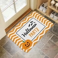 thumbnail image 4 of Pumpkin Skull Bat Spider Front Door Mat,Durable Absorbent Happy Halloween Mat 17x30 Inch Floor Mat for Winter Holiday Home Kitchen, 4 of 6