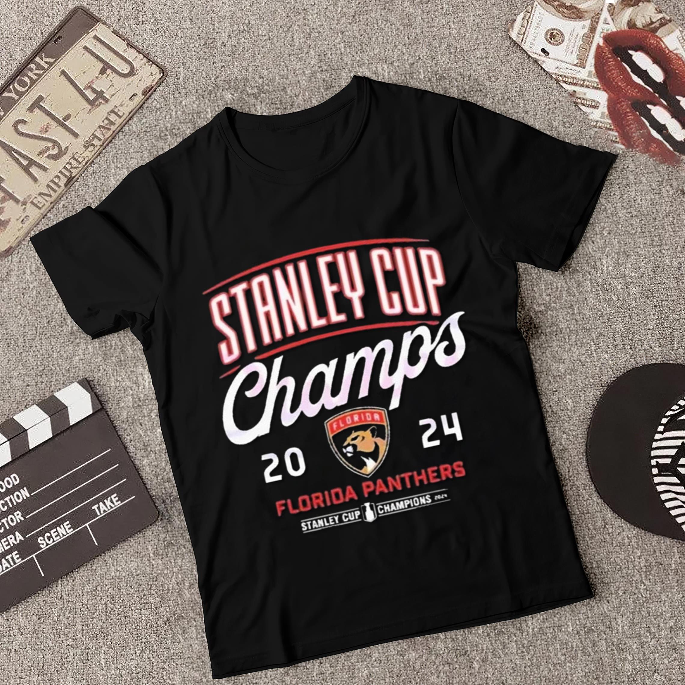 Official Florida Panthers Nhl Stanley Cup 2024 Champs Vintage Tshirt