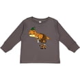 thumbnail image 3 of Inktastic T-Rex King of Oktoberfest Boys or Girls Long Sleeve Toddler T-Shirt, 3 of 5