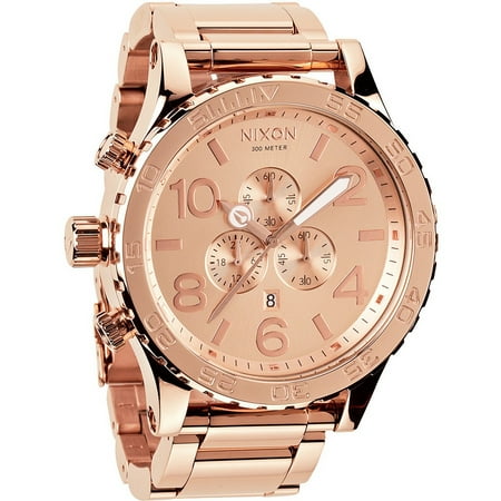 nixon rerun rose gold