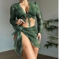 thumbnail image 2 of Vedolay Swimsuit Coverup For Women Women's High Waisted Bandage Bikini Set Wrap Two Piece Push Up Swimsuits,Green M, 2 of 5