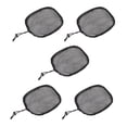 thumbnail image 2 of 5 Pack Fabric Elastic Making Sewing Breathable Updo Bun Cover Snoods - Square, 2 of 7