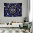 thumbnail image 2 of ONETECH Blacklight Zodiac Tapestry -  Astrology Tapestries Glow in the Dark Constellation Witchcraft Tapestry Wall Hanging Colorful Starry Night Neon Tapestry Black Light Posters for Bedroom, 2 of 7