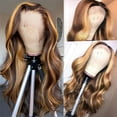 thumbnail image 5 of Fiudx Peluca Sintética Resistente Al Calor, Densidad Del 180 %, Peluca Larga con Volutas, Gorra Ajustable, Color Natural, Reutilizable, para Fiestas y Bodas, Ajuste Cómodo, Estilo para Mujeres Negras, 5 of 5