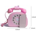 thumbnail image 3 of Bolso y monederos con forma de teléfono para mujer, bolsos de hombro con asa superior para teléfono Retro, bolsos cruzados Adepaton Bolsas Para Mujer, 3 of 6