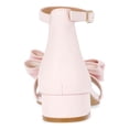 thumbnail image 4 of Wonder Nation Toddler, Little, and Big Girls Bow Heeled Sandals, 4 of 6