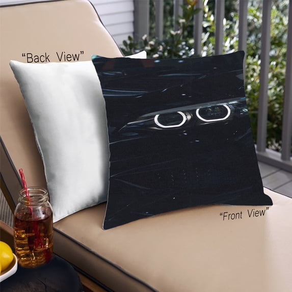 Ahgly Company Transportation Car Outdoor Throw Pillow, 18 inch by 18 inch