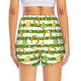 thumbnail image 2 of Lsque Watercolor St Patrick Day Printed Women's Running Shorts with Liner Pockets,Elastic Quick Dry Workout Athletic Gym Yoga Shorts,Womens High Waist Shorts-XX-Large, 2 of 9