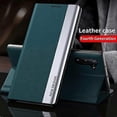 thumbnail image 4 of For Samsung Galaxy S23 Ultra 5G Side Electroplated Adsorption Leather Phone Case, 4 of 5