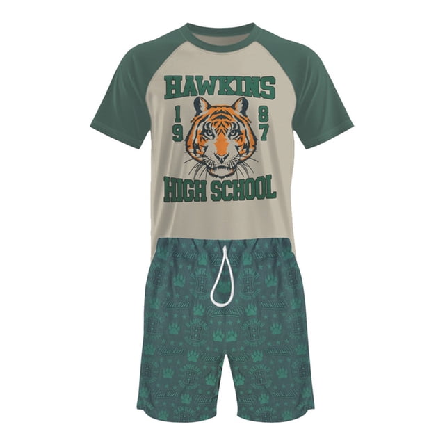Pijama de Stranger Things para Hombre Multicolor Talla G