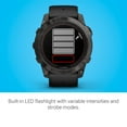 thumbnail image 6 of Garmin fēnix 7X Pro Sapphire Solar, Multisport GPS Smartwatch, Built-in Flashlight, Solar Charging Capability, Black, 6 of 6