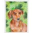 thumbnail image 1 of Carolines Treasures BB9881CHF Drapeau Rouge Dachshund Saint Patricks en Toile - Taille Maison, 1 of 4