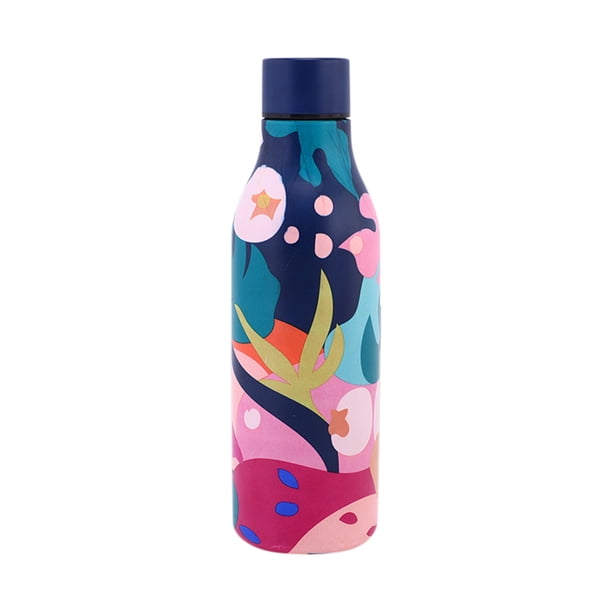 Popular!Maojin Botella de agua portátil para deportes al aire libre, taza aislada de boca pequeña de acero inoxidable de 550ml