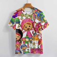 thumbnail image 4 of Team Umizoomi T-Shirt for Women Casual Printed Tee Stylish Soft Graphic Shirts Top Short-Sleeve Outfit 2XL, 4 of 8