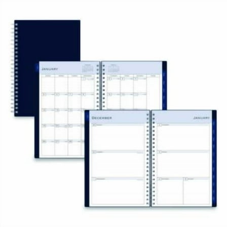 8 in.x 5 in. 12-Month (Jan to Dec): 2026 Passages Weekly/Monthly Planner - Navy Cover