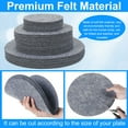 thumbnail image 3 of Grusce 96 Pcs Felt Plate Dividers Protectors, Thick Felt Round Plate Separators Pads China Dish Storage Protectors Pads with 3 Sizes for Packing Stacking Porcelain Cookware, 3 of 10