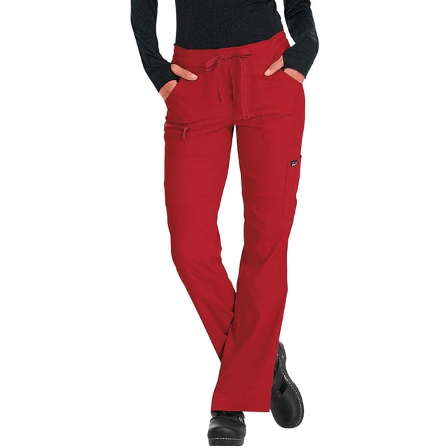 KOI Pantalon d'Uniforme Léger de Performance Extensible à Multiples Poches Peace pour Femmes