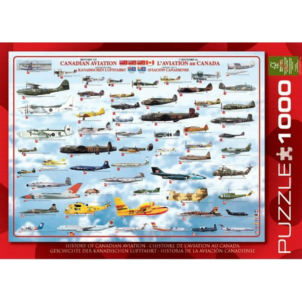 History of Aviation Puzzle - 1,000 Pieces