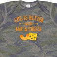 thumbnail image 4 of Inktastic Life's Better Mac & Cheese Boys or Girls Baby Bodysuit, 4 of 5