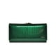 thumbnail image 2 of Qarigey Cartera de tipo largo para mujer, monedero de almacenamiento de cambio de cuero, tarjetero portátil para mujer, bolsa de transporte, Carteras Verde, 2 of 6