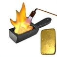 thumbnail image 6 of Ingot Mold With Handle 50 Oz Cast Iron Loaf Bar Melt Gold Copper Silver Scrap, 6 of 6