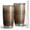 White-6, variant on 20oz Insulated Car Cup with Silver Base, Stainless Steel Travel Tumbler with Telescopic Straw and Lid, 360° Full Wrap Printed, Wood Print