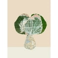 thumbnail image 2 of Cartissi 25x32 Black Ornate Wood Framed with Double Matting Museum Art Print Titled - Woven Tropical Leaf I, 2 of 4