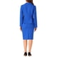 thumbnail image 3 of Conjunto de falda de 2 piezas para mujer INSPIRE CHIC, blazer peplum, falda lápiz de cintura alta, atuendo de trabajo 2XL azul real, 3 of 6