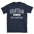 thumbnail image 1 of Grantham New Hampshire Classic Established Men's Cotton T-Shirt, 1 of 1
