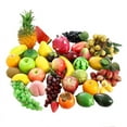 thumbnail image 4 of Fruta artificial de plástico de manzana, limón, melocotón, fresa y naranja para decoración del hogar, accesorios de fotografía, suministros festivos para fiestas, 4 of 5
