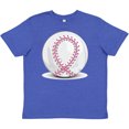 thumbnail image 3 of Inktastic Pink Breast Cancer Ribbon Baseba Youth T-Shirt, 3 of 5