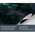 thumbnail image 4 of Green Rose Mural - Creative Flower Mural Wallpaper For Living Room Bedroom, Rose Mural 118"W x 83"H (Not Peel and Stick), 4 of 6