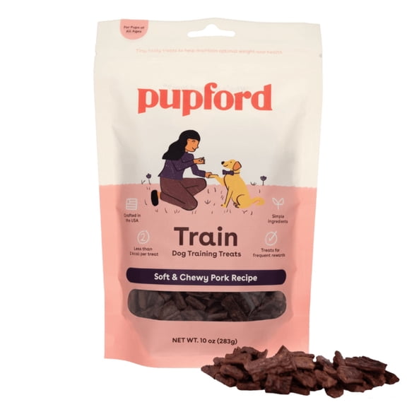 Pupford Soft & Chewy Training Treats for Dogs & Puppies (Pork, 10 oz)